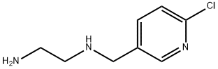 N-(2-CHLORO-5-PYRIDYLMETHYL)ETHYLENEDIAMINE 结构式