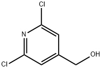 2,6-二氯吡啶-4-甲醇 结构式