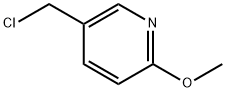 5-氯甲基-2-甲氧基吡啶 结构式