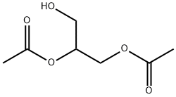 (2-acetyloxy-3-hydroxy-propyl) acetate 结构式