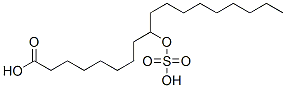 9-(sulphooxy)octadecanoic acid  结构式