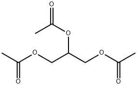 三乙酸甘油酯 结构式