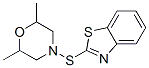 4-(benzothiazol-2-ylthio)-2,6-dimethylmorpholine 结构式