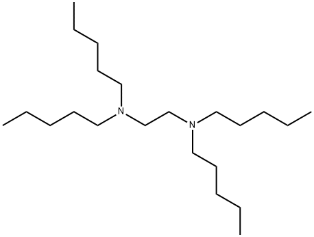 N,N,N',N'-TETRAAMYLETHYLENEDIAMINE 结构式