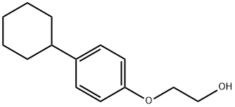 2-(4-Cyclohexylphenoxy)ethanol 结构式