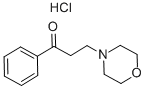 Β-(4-吗啉)苯丙酮盐酸盐 结构式