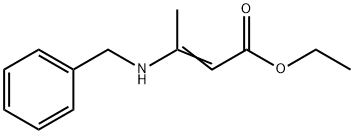 3-苄氨基-2-丁烯酸乙酯 结构式