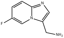 (6-氟咪唑并[1,2-A]吡啶-3-基)甲胺 结构式