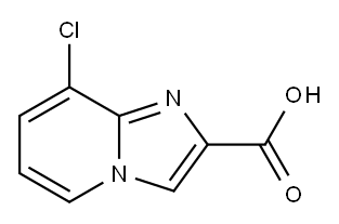 8-氯咪唑[1,2-A]吡啶-2-甲酸 结构式