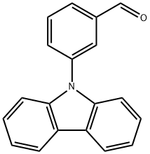 3-(9H-咔唑-9-基)苯甲醛 结构式