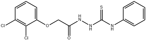 2-(2-(2,3-二氯苯氧基)乙酰基)-N-苯肼-1-硫代碳酰胺 结构式