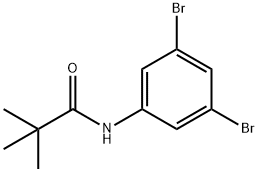 N-(3,5-Dibromophenyl)pivalamide 结构式