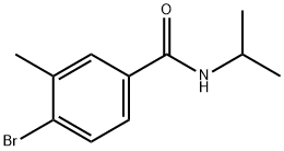 N-Isopropyl4-broMo-3-MethylbenzaMide 结构式