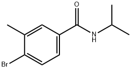 4-Bromo-N-isopropyl-3-methylbenzamide 结构式