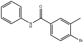 N-PHENYL 4-BROMO-3-METHYLBENZAMIDE 结构式