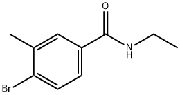 4-Bromo-N-ethyl-3-methylbenzamide 结构式