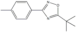 5-TERT-BUTYL-3-P-TOLYL-1,2,4-OXADIAZOLE 结构式