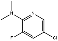 5-Chloro-3-fluoro-N,N-dimethylpyridin-2-amine 结构式