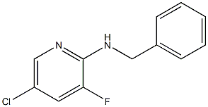 2-(N-BenzylaMino)-5-chloro-3-fluoropyridine 结构式