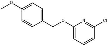 2-Chloro-6-(4-methoxybenzyloxy)pyridine 结构式