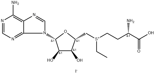 S-adenosyl-L-ethionine iodide 结构式