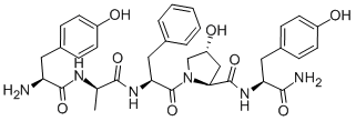 (D-ALA2,HYP4,TYR5)-BETA-CASOMORPHIN (1-5) AMIDE ACETATE SALT