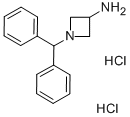 3-氨基-1-二苯甲基氮杂环丁烷二盐酸盐 结构式