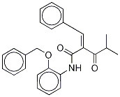 4-甲基-3-氧代-N-[2-(苯基甲氧基)苯基]-2-(苯基-2,3,4,5,6-D<SUB>5</SUB>-亚甲基)戊酰胺 结构式