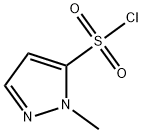 1-甲基-1H-吡唑-5-磺酰氯 结构式