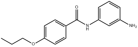 N-(3-Aminophenyl)-4-propoxybenzamide 结构式