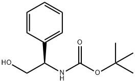 Boc-D-苯甘氨醇 结构式