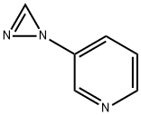 Pyridine, 3-(1H-diazirin-1-yl)- (9CI) 结构式