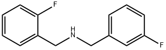 N-(2-氟苄基)-3-氟苄基胺 结构式