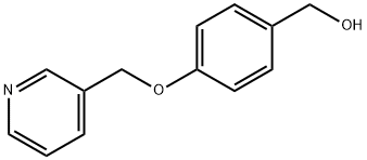 (4-(吡啶-3-基甲氧基)苯基)甲醇 结构式