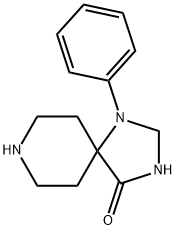 1-苯基-1，3，8-三唑螺环[4,5]十烷-4-酮 结构式