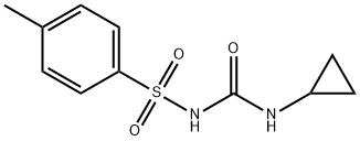 N-(环丙基氨基甲酰基)-4-甲基苯磺酰胺 结构式