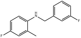 4-Fluoro-N-(3-fluorobenzyl)-2-methylaniline