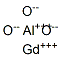 Aluminum gadolinium oxide, solid soln. with aluminum yttrium oxide, gallium gadolinium oxide and gallium yttrium oxide, cerium and praseodymium and terbium-doped 结构式