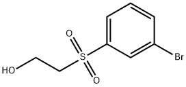 2-((3-溴苯基)磺酰基)乙醇 结构式