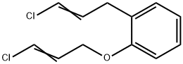 1-[(2E)-3-Chloro-2-propenyl]-2-([(2E)-3-chloro-2-propenyl]oxy)benzene 结构式