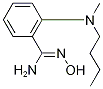 2-[Butyl(methyl)amino]-N'-hydroxybenzenecarboximidamide 结构式