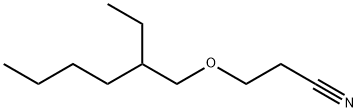 3-(2-乙基己氧基)丙腈 结构式