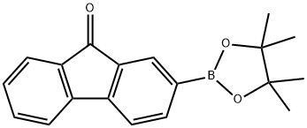 芴-9-羰基-2-硼酸频哪酯 结构式