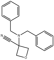 3-(二苄基)氧杂环丁烷-3-腈 结构式
