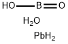 偏硼酸铅,一水 结构式