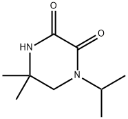 2,3-Piperazinedione,1-isopropyl-5,5-dimethyl-(6CI) 结构式