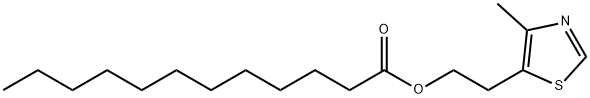 4-甲基-5-噻唑基乙醇辛酸酯 结构式