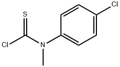 N-(4-氯苯基)-N-甲基硫代氨基甲酰氯 结构式