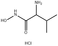 2-氨基-N-羟基-3-甲基丁酰胺盐酸盐 结构式