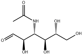 3-(乙酰氨基)-3-脱氧-D-阿洛糖 结构式